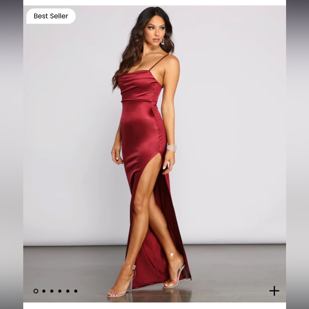 Wedding/prom/bridesmaid/formal dress- Windsor red